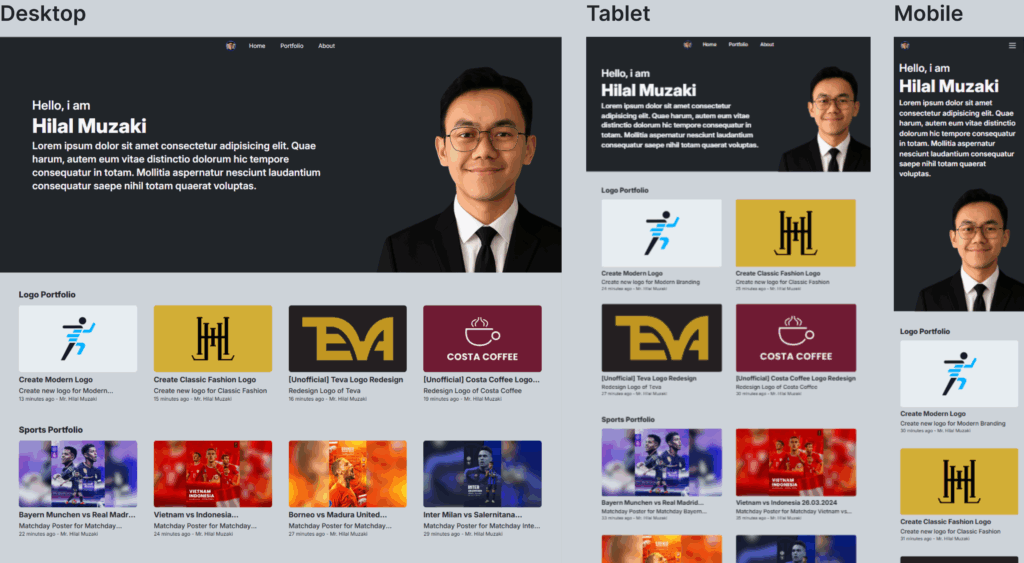 Portfolio - Responsive Website